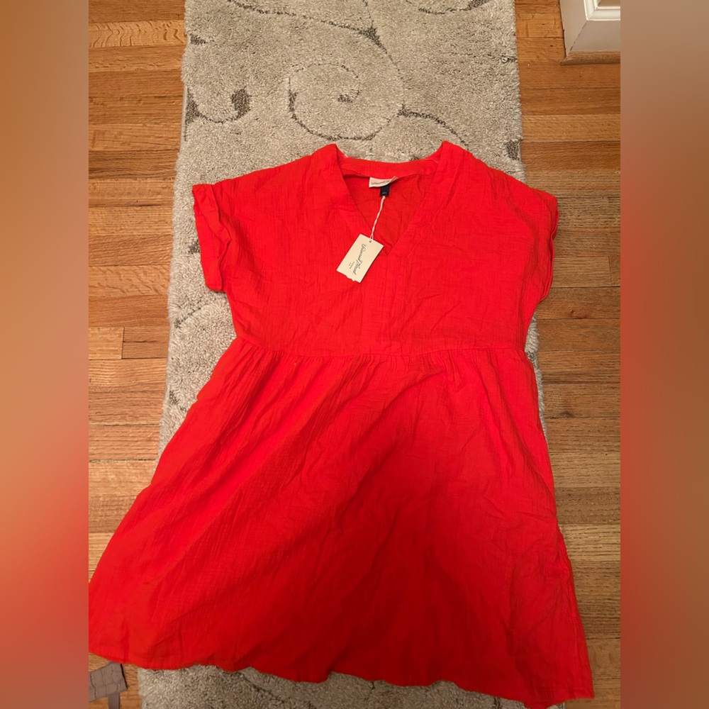 Target Red Midi Dress